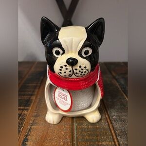 Holly & Joy Boston Terrier Bulldog Frenchie Sponge Holder Dogs NEW